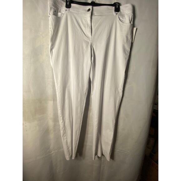 Women's 89th + Madison White Stretch Jeans Size 16 Inseam 29 in NWT - Picture 1 of 15